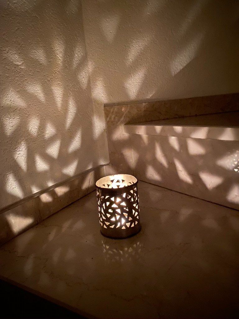 Tutte le decorazioni: Windlicht aus Alpaka und Messingrand – Nuovo (secondo la descrizione) da Therwil venduto da Tigersunne 2
