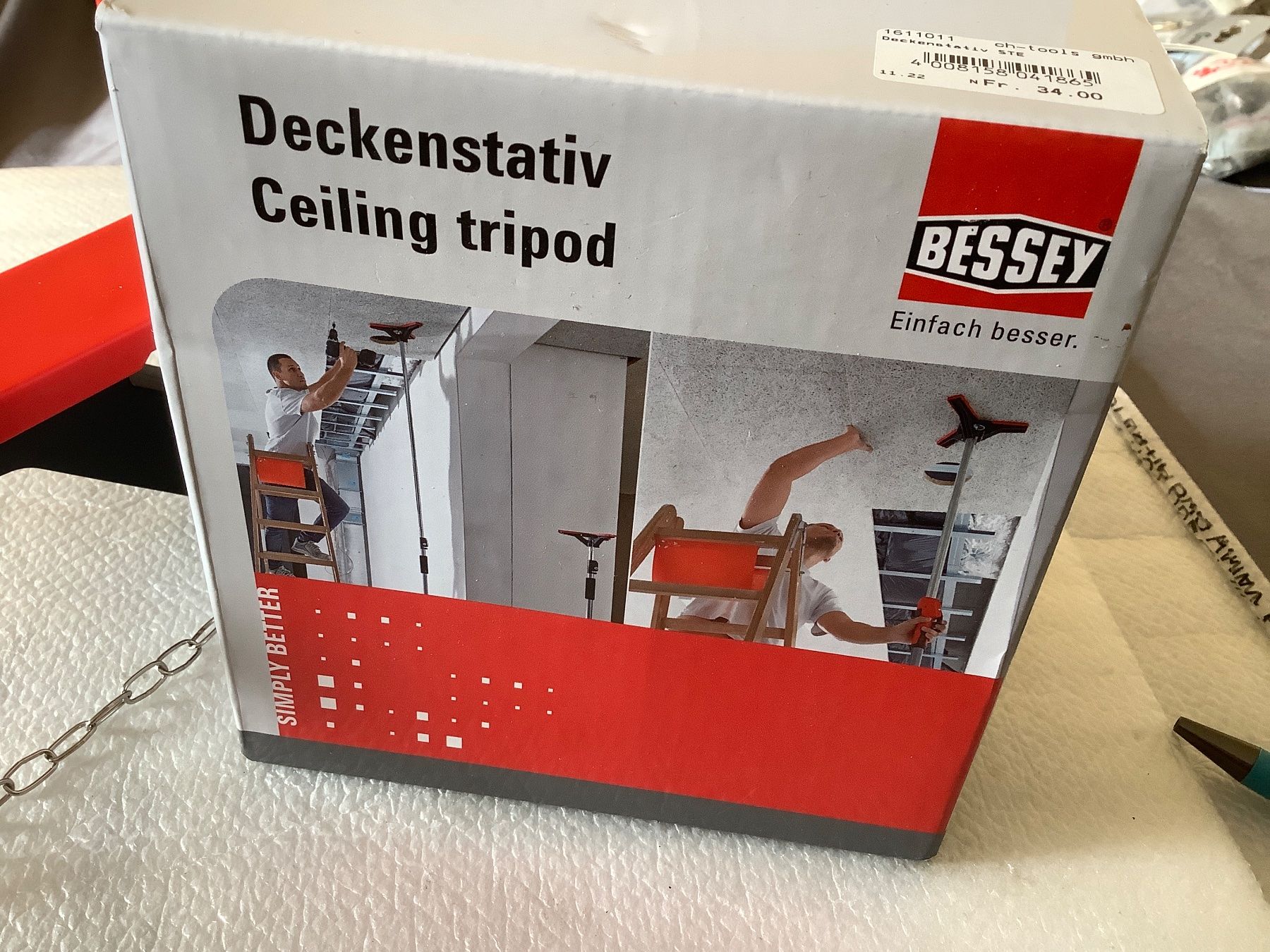 Bessey Tutti gli attrezzi: BESSEY Deckenstativ STE-DS, Neu ovp. – Nuovo e nell'imballaggio originale da Widnau venduto da frohsinn7 3