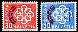 1959 : EUROPA KONFERENZ  MONTREUX   postfrisch SBK Fr.27