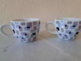 Cafissimo Tasse, 2 Stk, tolles Design ohne Teller