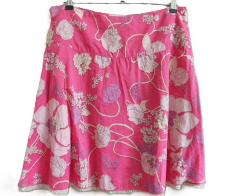 CALVIN KLEIN Gr. 6 ca. Gr. 36 38 s.Masse Sommer Rock leicht