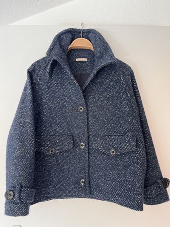 Wollmantel im Blouson-Stil von Sessùn