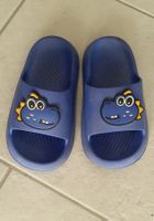 Badeschuhe Kinder blau Grösse 28/29, Motiv Krokodil