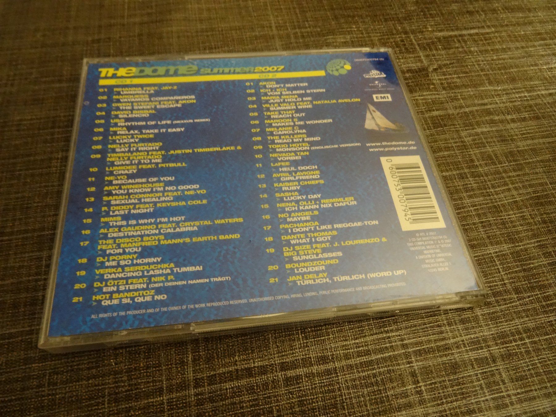 CDs: The Dome - Summer 2007 CD – Gebraucht aus Olten von Disc-Ausverkauf 1