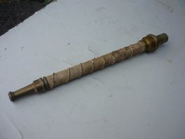 Messing Wenderohr Feuerwehr Spritze vintage Zustand alt