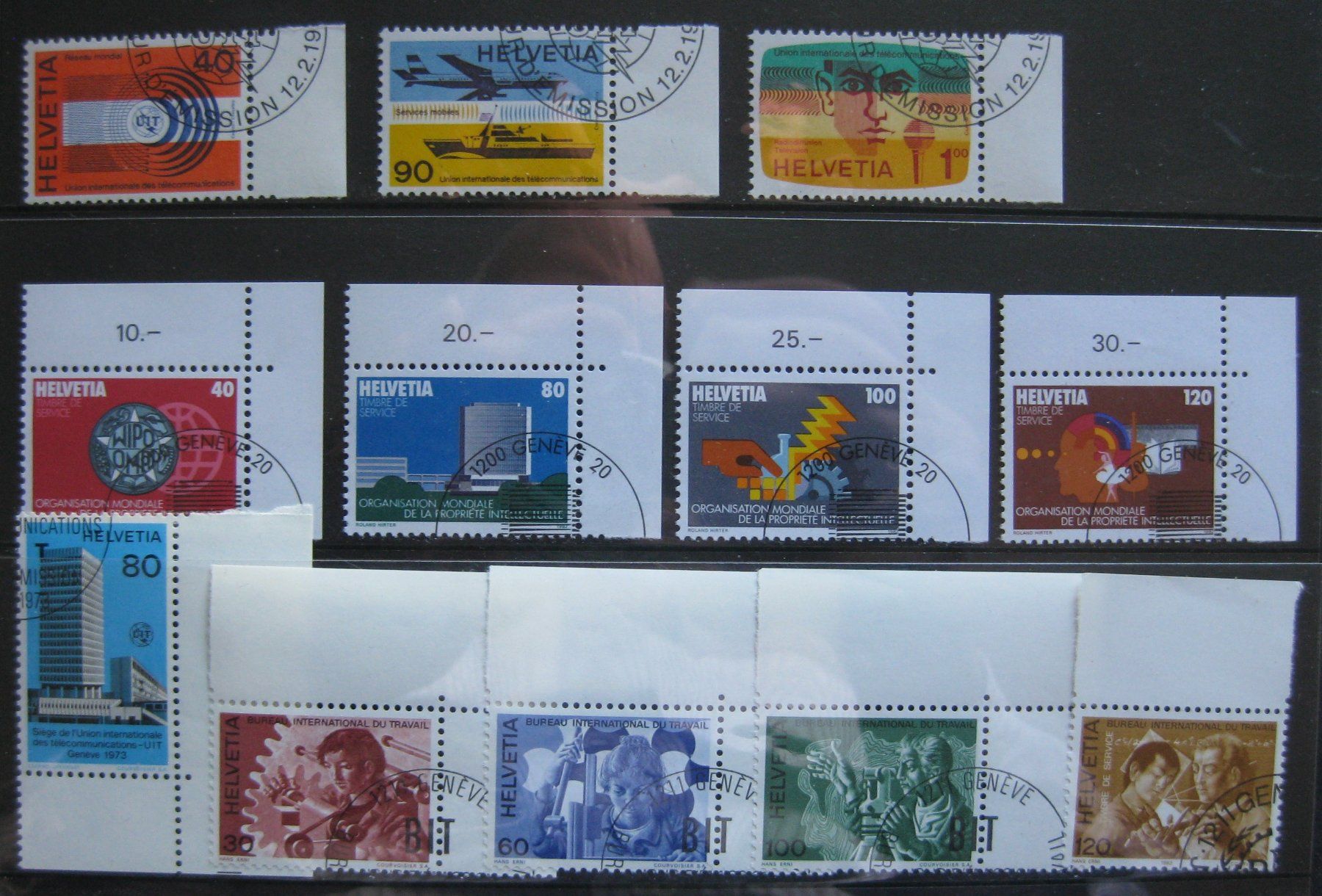 Tutti i francobolli: Ämtermarken mit Ersttagsstempel – Usato da Frauenfeld venduto da Interessent1 2