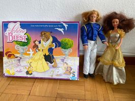 Schöne und das Biest Spiel, Belle Puppen, guter Zustand!