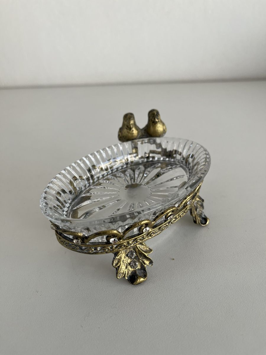 Tutte le decorazioni: Glas-Schälchen mit Metallrahmen – Usato da Wetzikon ZH venduto da seli03 7