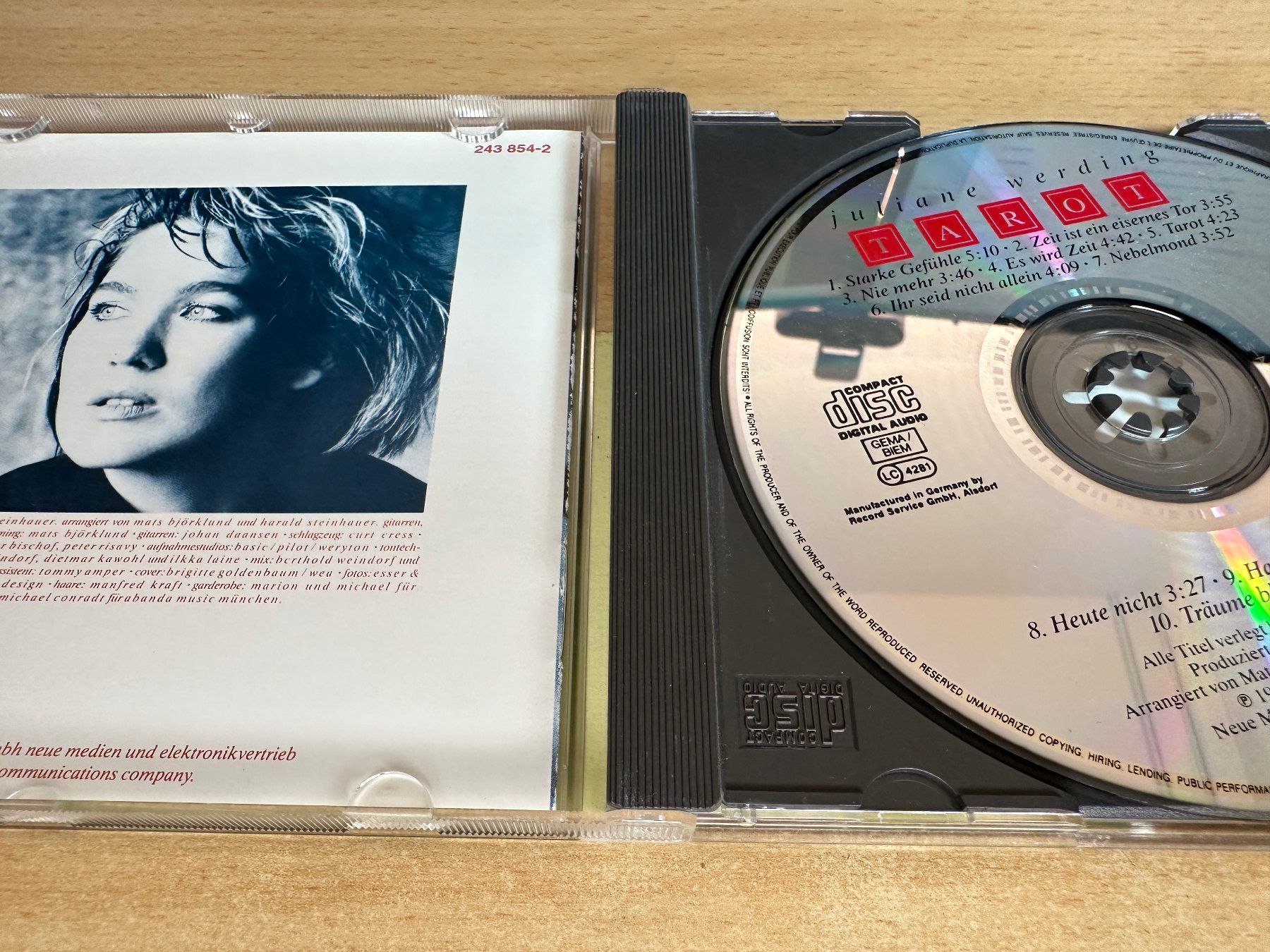 CD: R1 Juliane Werding – Tarot – Usato da Rikon im Tösstal venduto da Alpenmutz 2