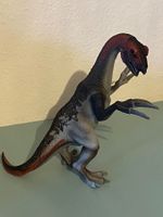 SCHLEICH Thérizinosaure gris/rouge 19cm - comme neuf