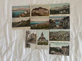 10 X FARBIGE AK ALLE VON DER SCHWEIZ