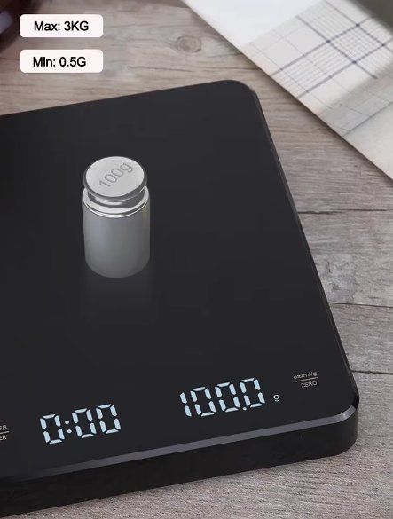 Bilance da cucina: Mini Kaffeewaage mit Silikonpad 3kg/0.1g – Nuovo e nell'imballaggio originale da Geneve venduto da Titi2008 4