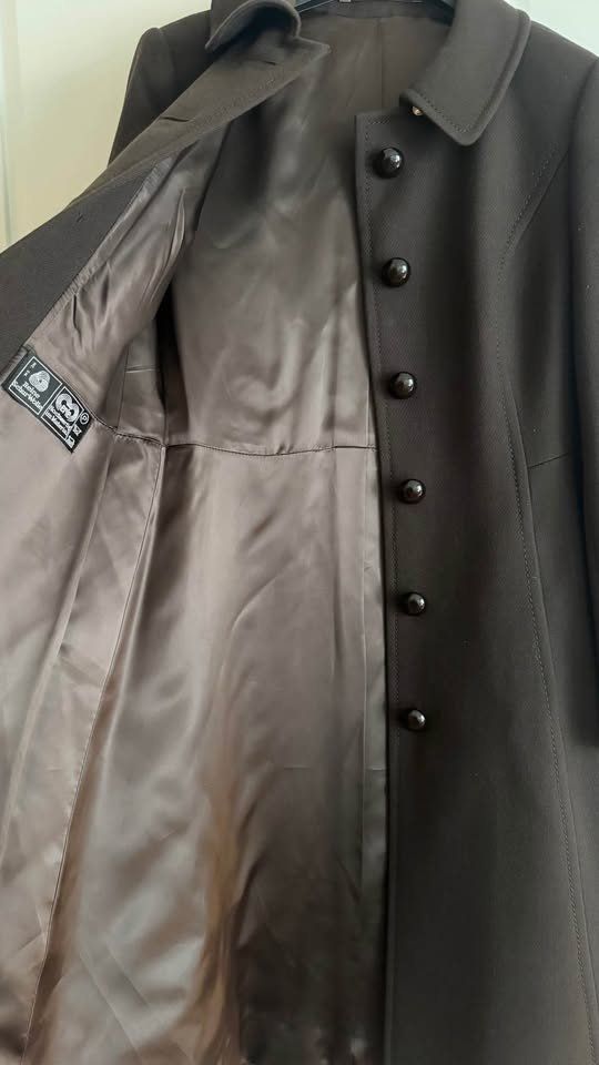 Cappotti: Womens Brown Wool Coat - Size S – Usato da Genève venduto da gvokiii 1