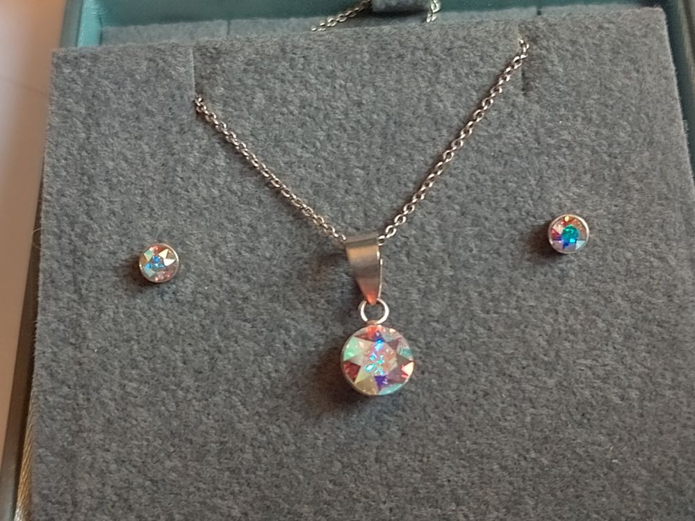 Smaragd Diamant Anhänger: 925 Sterling Silber Halskette