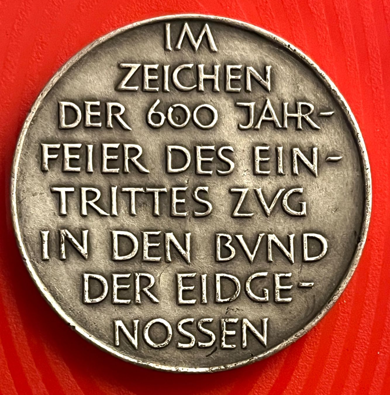 Medaglie: Médaille tir cantonal Zug 1952 – Usato da Renan BE venduto da johncactus 1