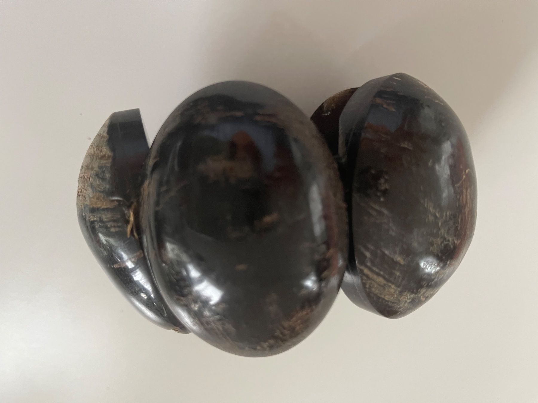 Bracciali & Braccialetti: Armkette Holz massiv braun, statement – Usato da Zollikon venduto da dorean 4
