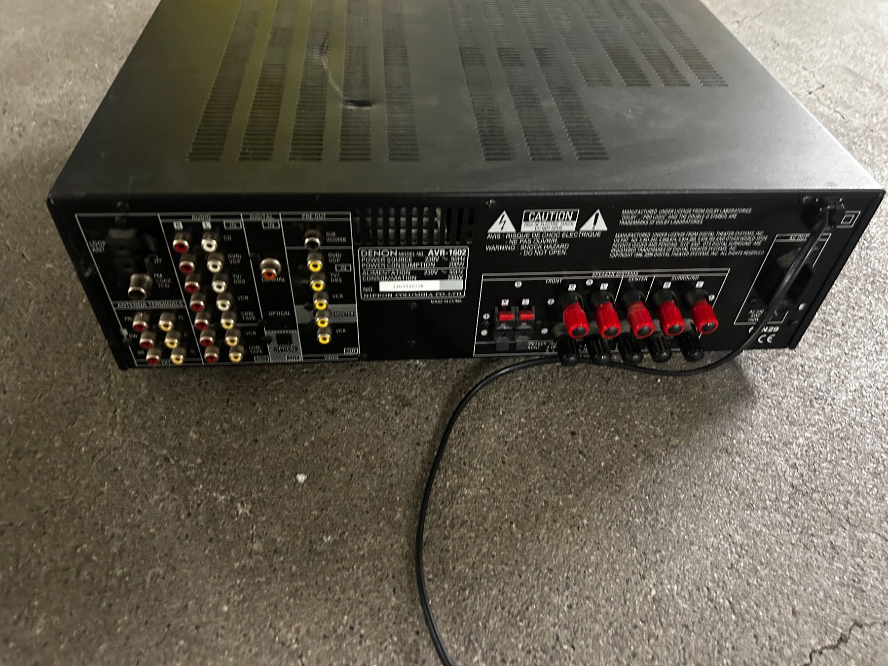 Denon Ricevitori: Denon AVR-1602 AV Surround Receiver schwarz – Usato da Regensdorf venduto da Spyke55 4