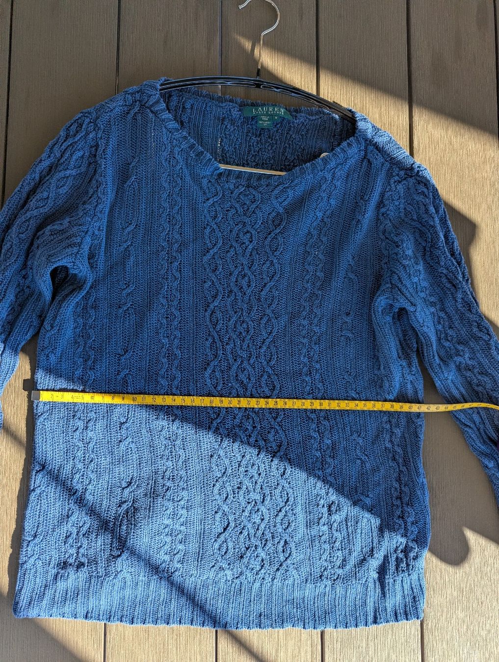 Ralph Lauren Maglioni & Felpe: Lauren Ralph Lauren Pullover Grösse M blau 100% Leinen – Usato da Seengen venduto da sam_x5tk 5