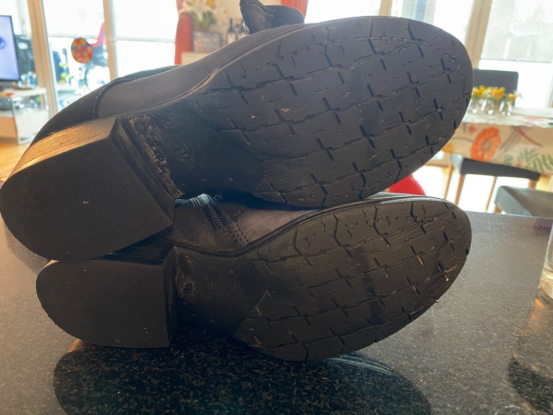 Walder Scarpe da donna: Walder Bikerstiefel G38 Vintage echtes Leder – Usato da Dübendorf venduto da Levintreyer 1