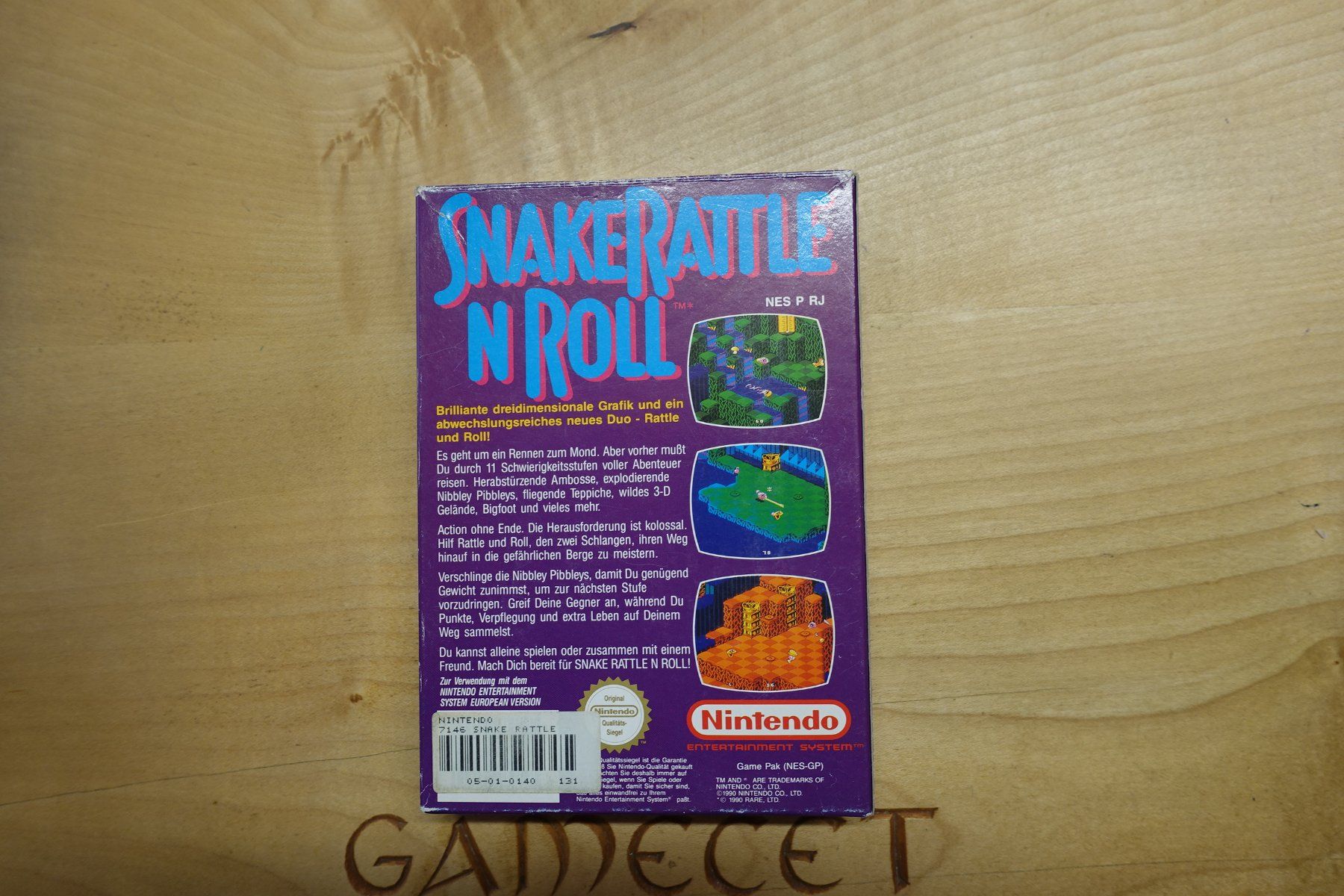 Nintendo Giochi: Snake Rattle n Roll NES Nintendo PAL B – Usato da Steinach venduto da Gamecet 4
