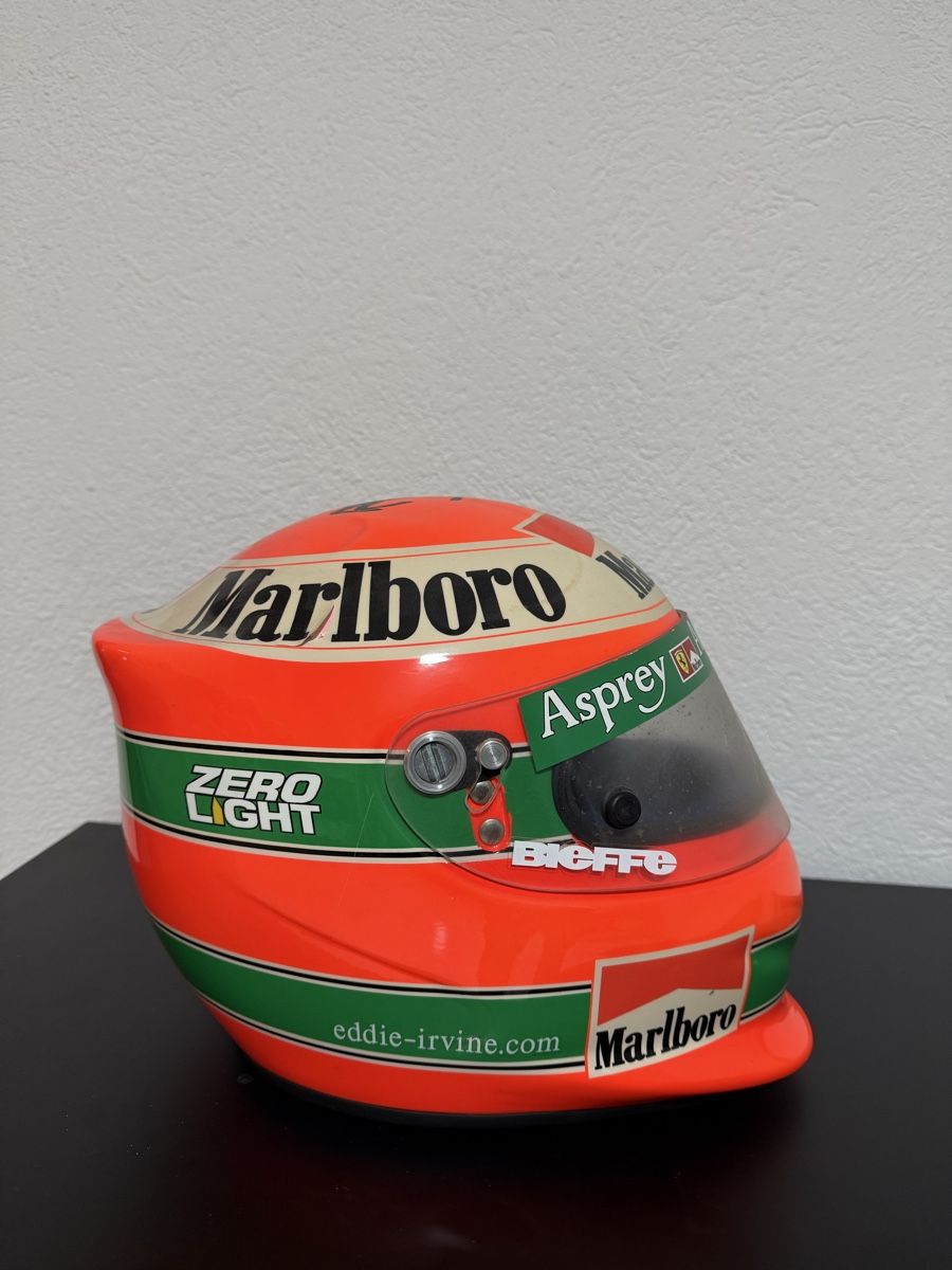 Caschi & visiere: Casco Eddie Irvine replica 1/1 1999 – Nuovo (secondo la descrizione) da Lamone venduto da JhonnyBernasconi