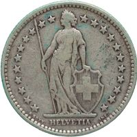 Schweiz 2 Franken 1901