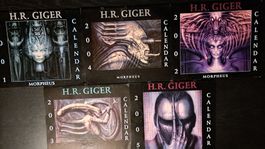 H.R. Giger Kalender 2001, 2002, 2003, 2004, 2005