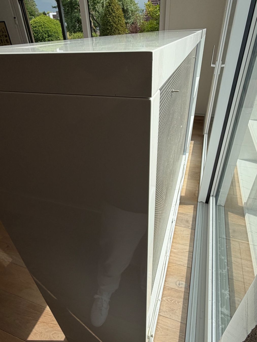 Mobili TV: Designer TV Möbel / Raumtrenner Hochglanz weiss – Usato da Egg b. Zürich venduto da Burrito1 5