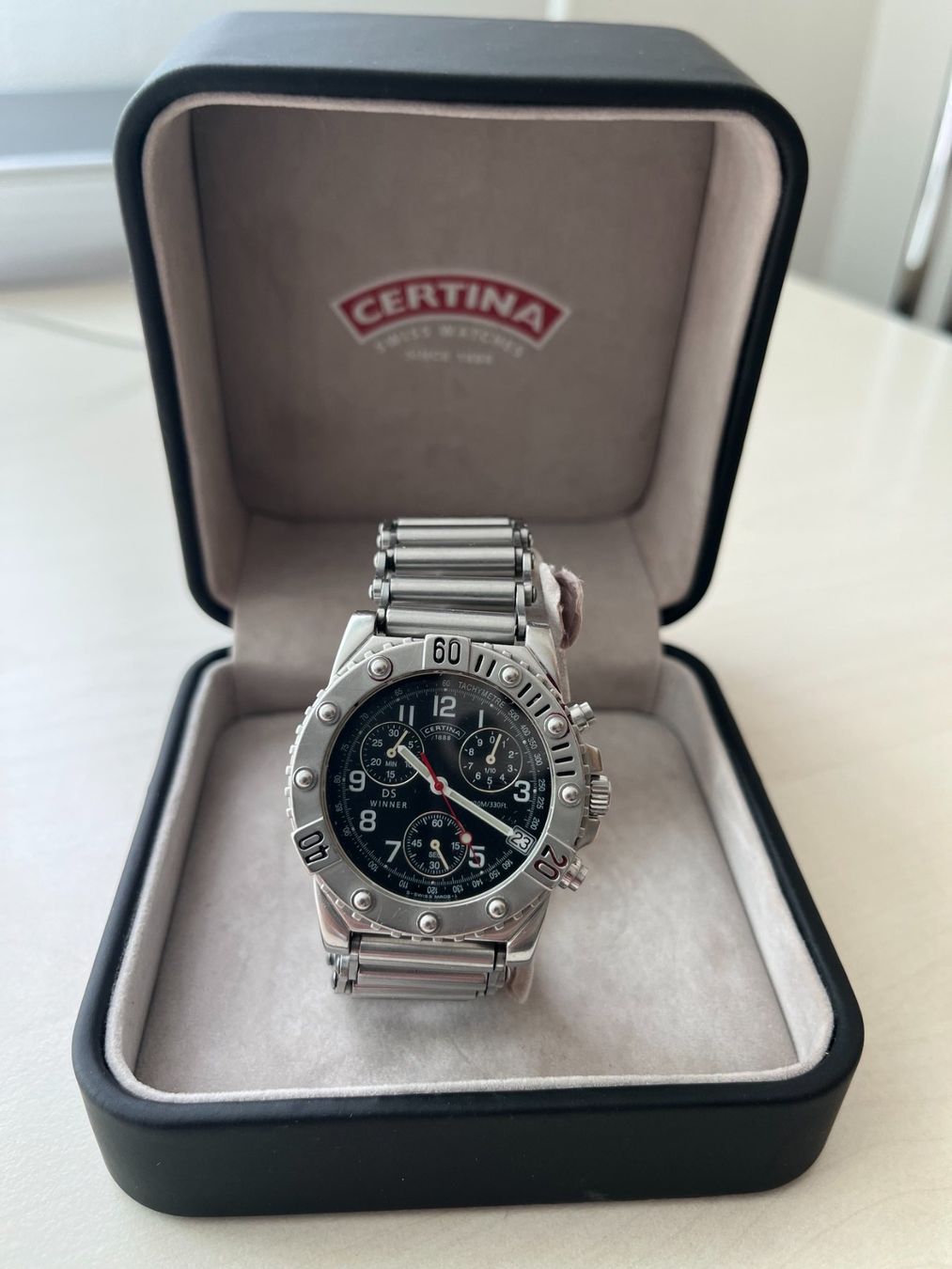 Certina Orologi: Certina Ds Winner Chronograph in Box – Usato da Freienbach venduto da Ak-Archiv 1