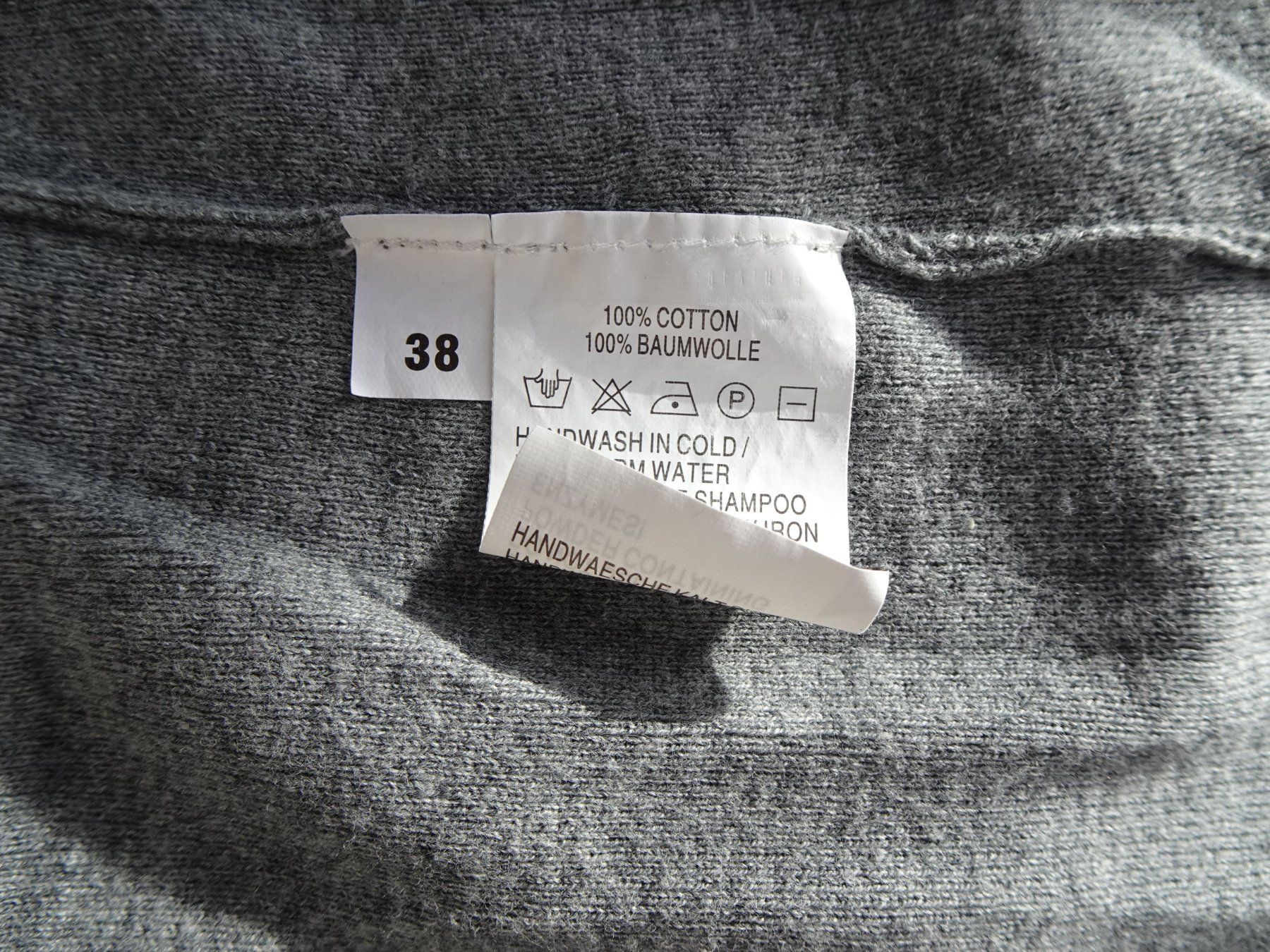 Repeat Giacche: Repeat Strickjacke lang grau Gr. S 38 – Usato da Winterthur venduto da blumeblau77 3