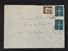Enveloppe avec timbres allemands oblitérés Trier 1979