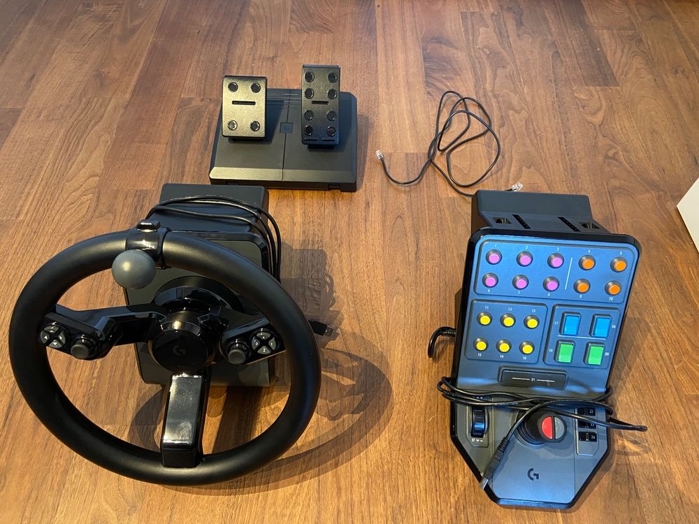 LOGITECH G Saitek Farm Sim Lenkrad, Pedale und side Panel Kaufen auf