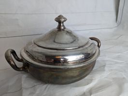Kreis Hepp Versilberter Topf mit Deckel - Braustube St Galle