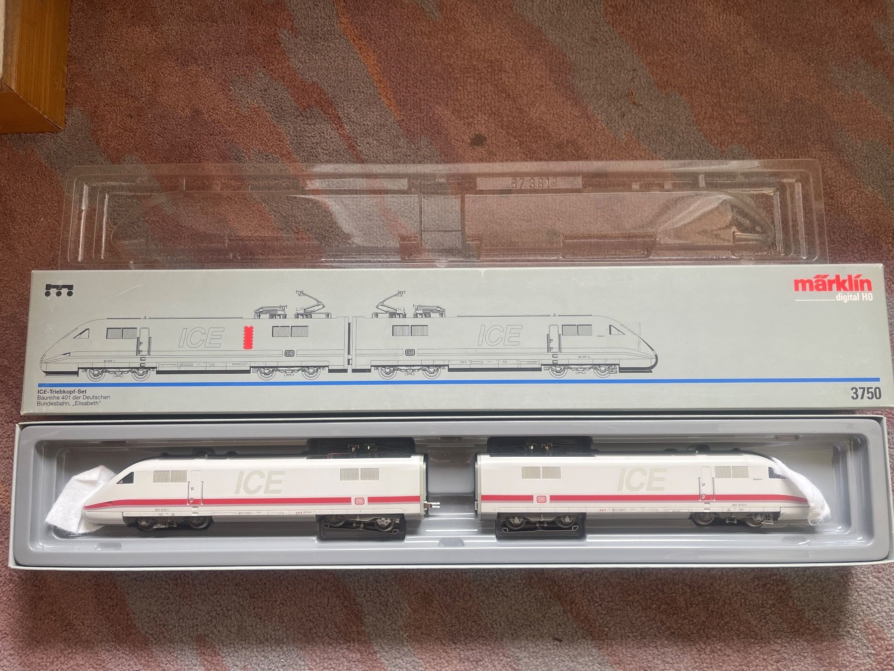 Märklin Modellini di ferrovie: DB ICE1 Märklin 3750 H0 AC Digital – Usato da Gasel venduto da Badmax