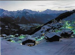 Winterabend auf Bettmeralp VS