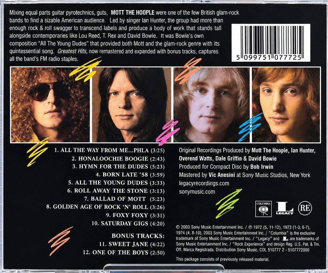 CD: CD Mott The Hoople "Greatest Hits", Nr. 352 – Nuovo e nell'imballaggio originale da Kottwil venduto da Crazyrolf 1