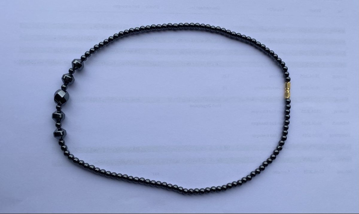 Catenine: Schwarze Halskette mit Drehverschluss, zeitlos chic! – Usato da Surcuolm venduto da Brandon1958