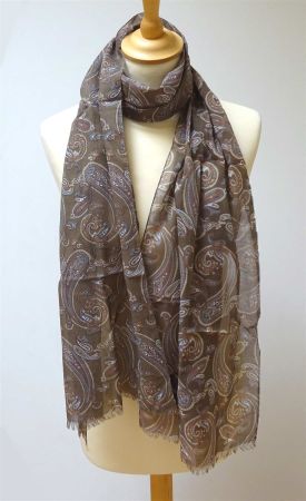 Ascot - Neuer Schal - Paisley Muster