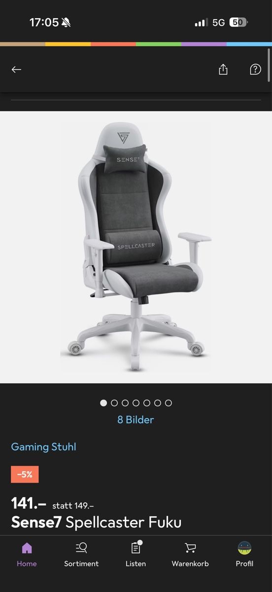 Sedie: Büro/Gamingstuhl – Nuovo (secondo la descrizione) da Zürich venduto da Angelinhio 1