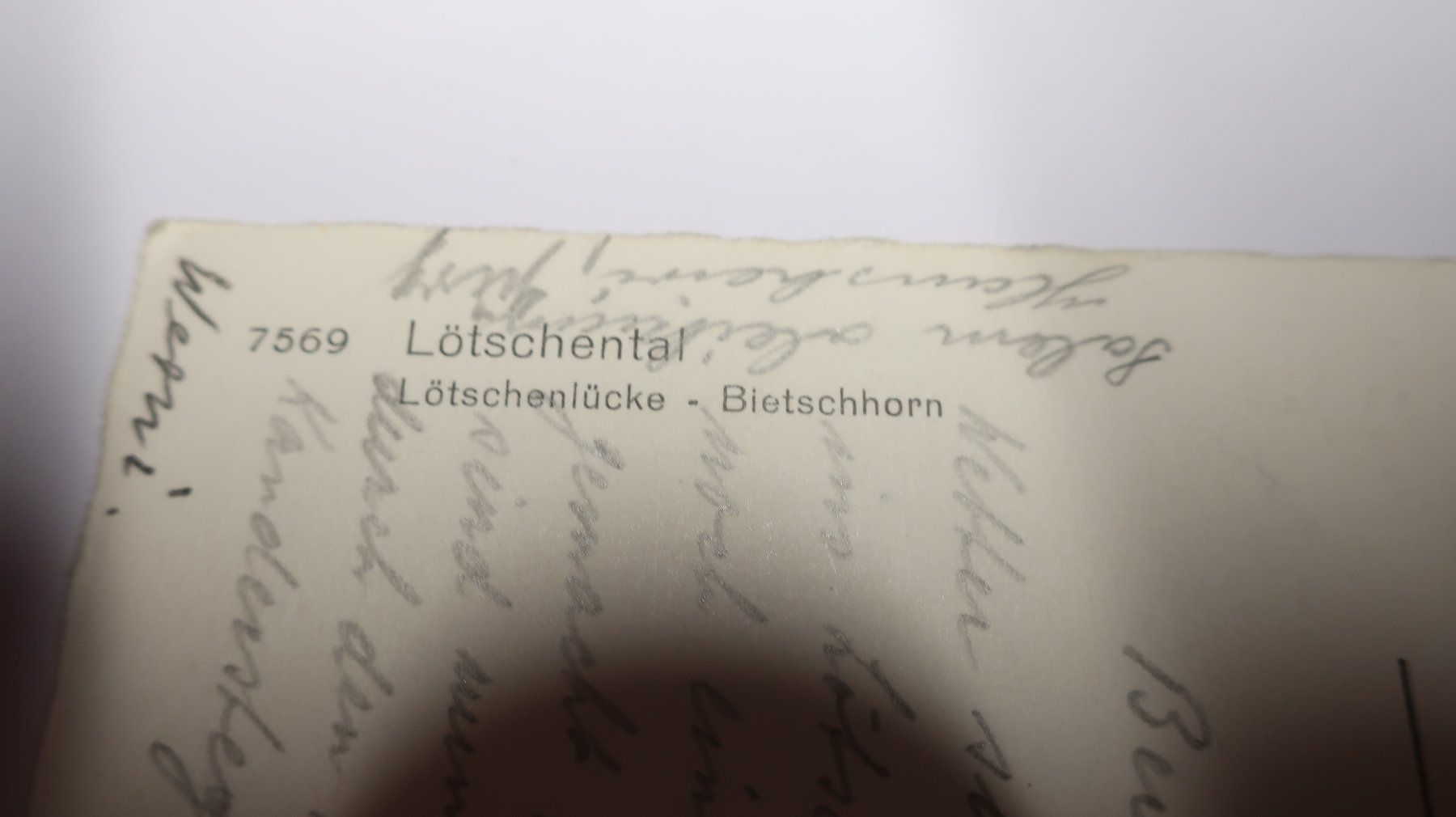Cartoline postali: Lötschental   Lötschenlücke - Birtschhorn  1946 – Usato da Cormoret venduto da Pascalll2001 5