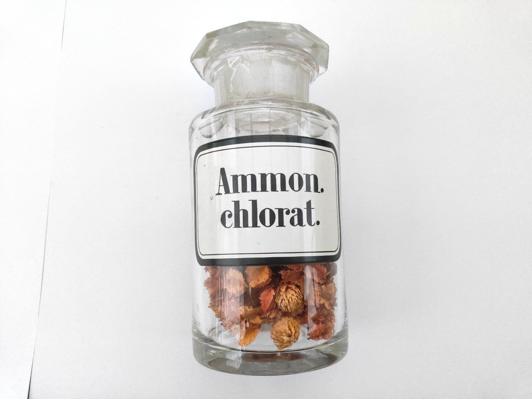 Matériel de laboratoire: Antike Apothekerflasche "Ammon. chlorat." – D'occasion à Zürich par mobilix