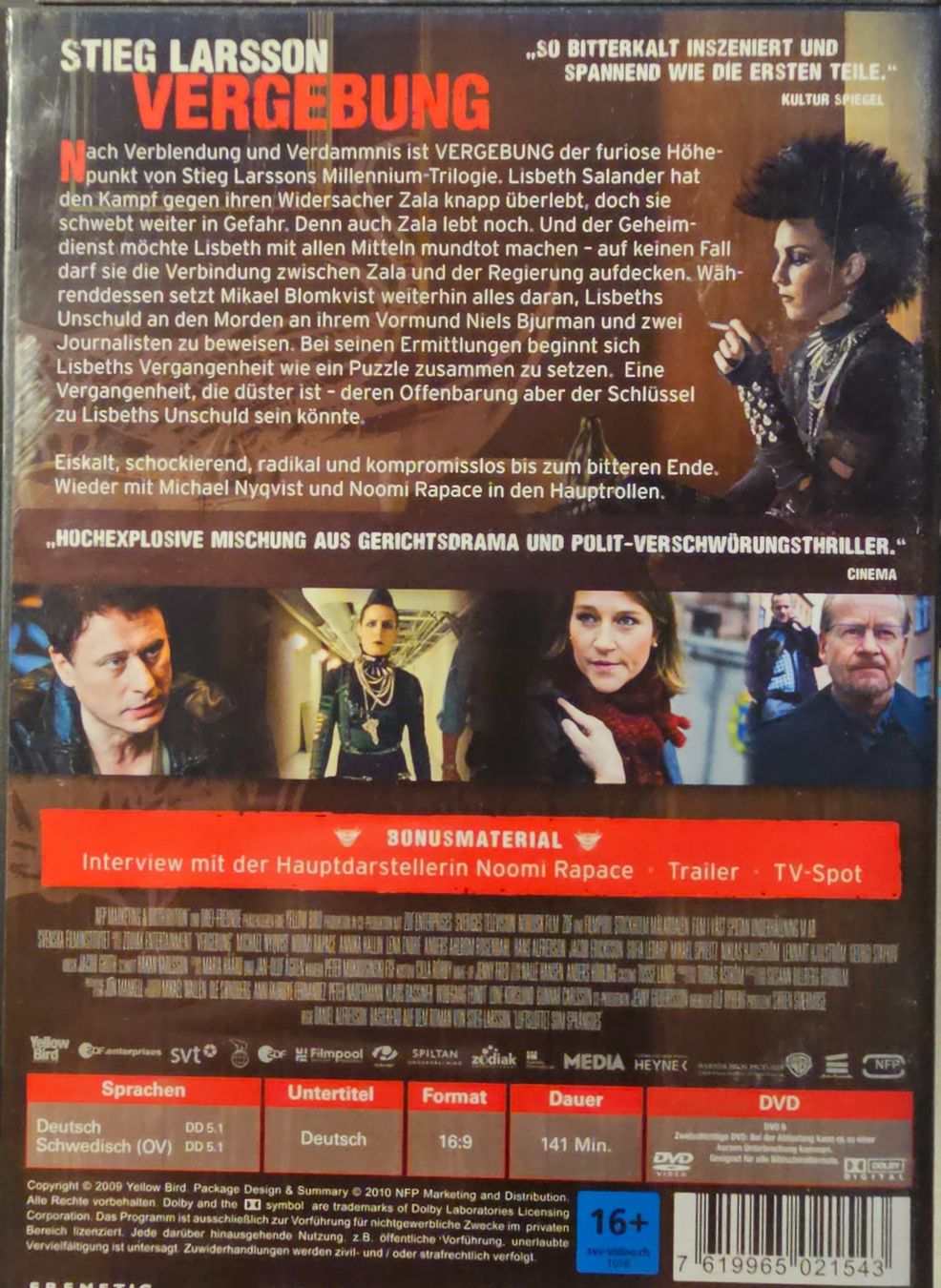 Tutti i DVDs: Stieg Larsson - Vergebung – Usato da Wahlen b. Laufen venduto da Cg10 1