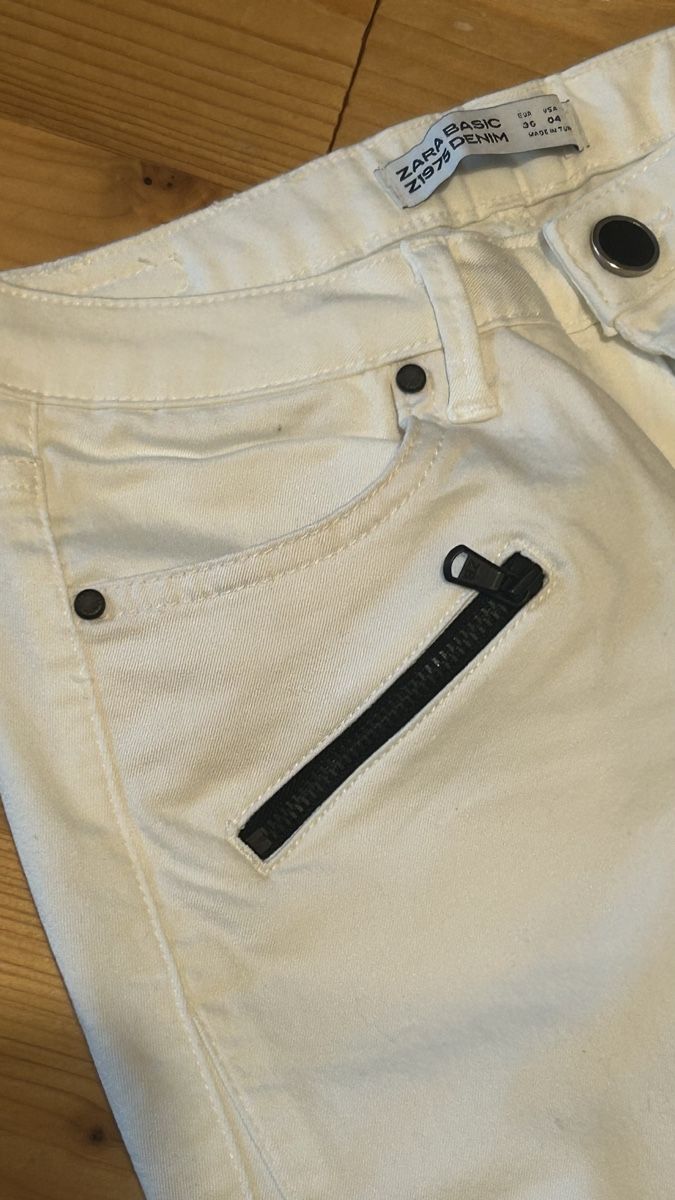 Zara Jeans: Zara Basic Damen Jeans, weiss, Grösse 36 – Usato da Frenkendorf venduto da ana_h7dx 2