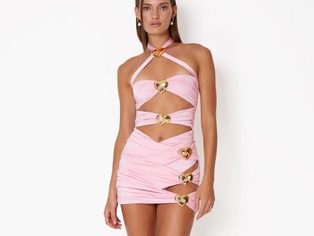 Cin Cin Diamond Heart Swimsuit & Coupe Heart Mini Skirt Set