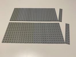 LEGO - 30 - GRAUR - ZWEIERPLÄTTLI - 12 x 2