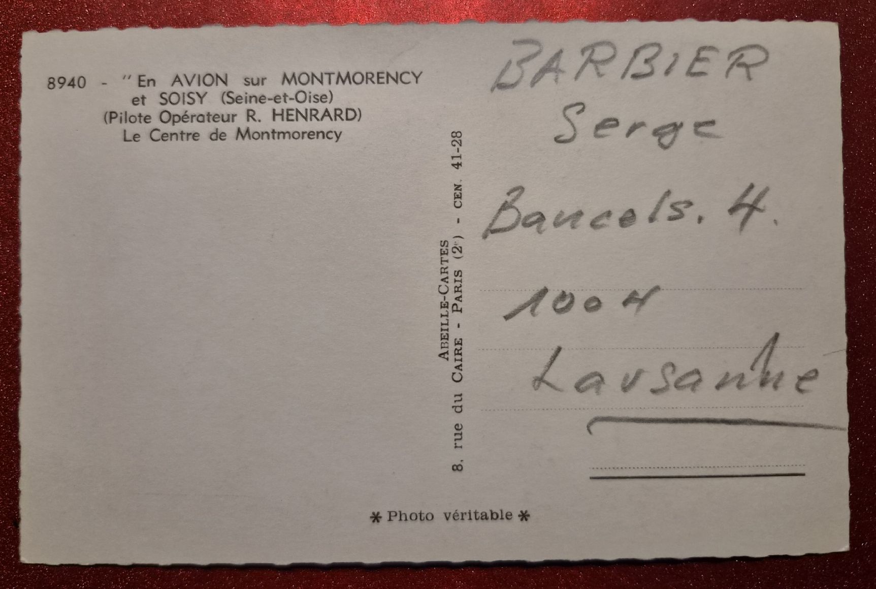 Cartoline postali: Montmorency Luftaufnahme – Usato da Melchnau venduto da Arthurius 1