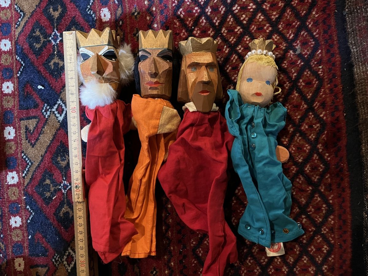 Bambole: 4Holz Handpuppen  Vintage – Usato da Urnäsch venduto da schneewittli. 1