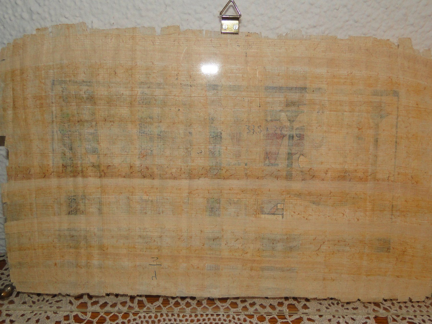 Posters & Illustrations: Originalpapyrus in Plexiglas 1980er – D'occasion à Emmenbrücke par Ulisse-22 3