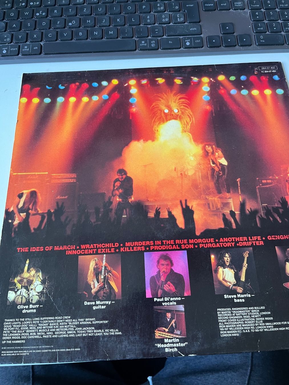 Schallplatten: iron maiden killers 1981 Vinyl Schallplatte – Gebraucht aus Zwillikon von  1