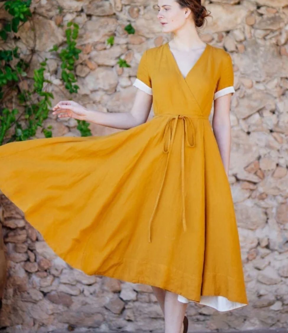 Vestiti: Robe en lin Sondeflor – Nuovo (secondo la descrizione) da Gletterens venduto da cerise-x05 1